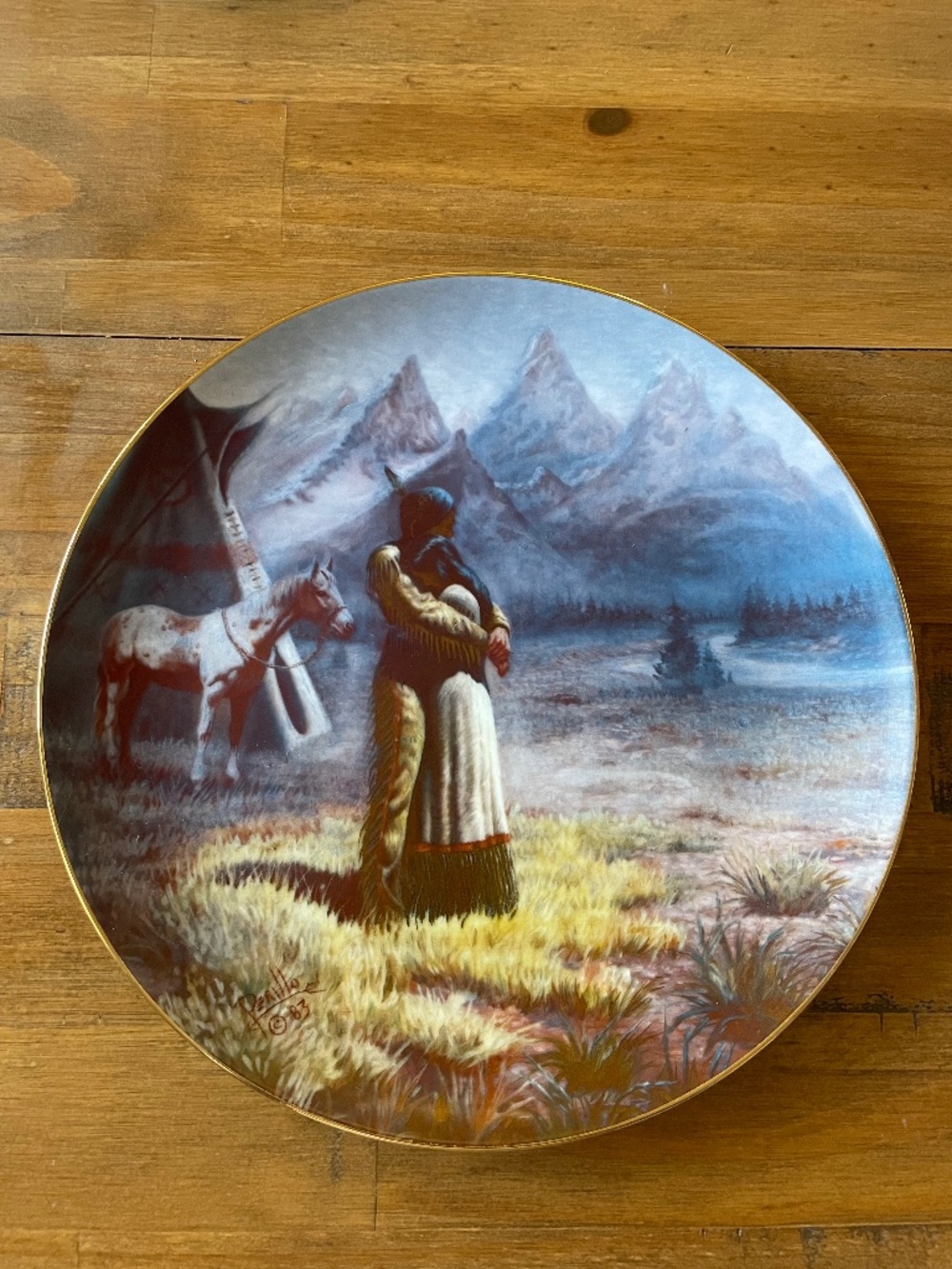 1984 Vintage Plate